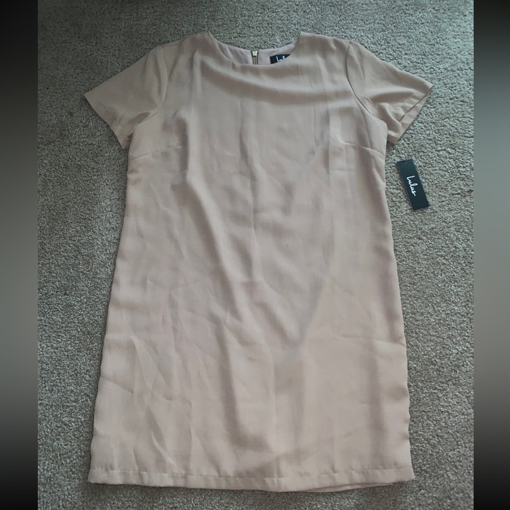 Lulus brown mini dress NWT